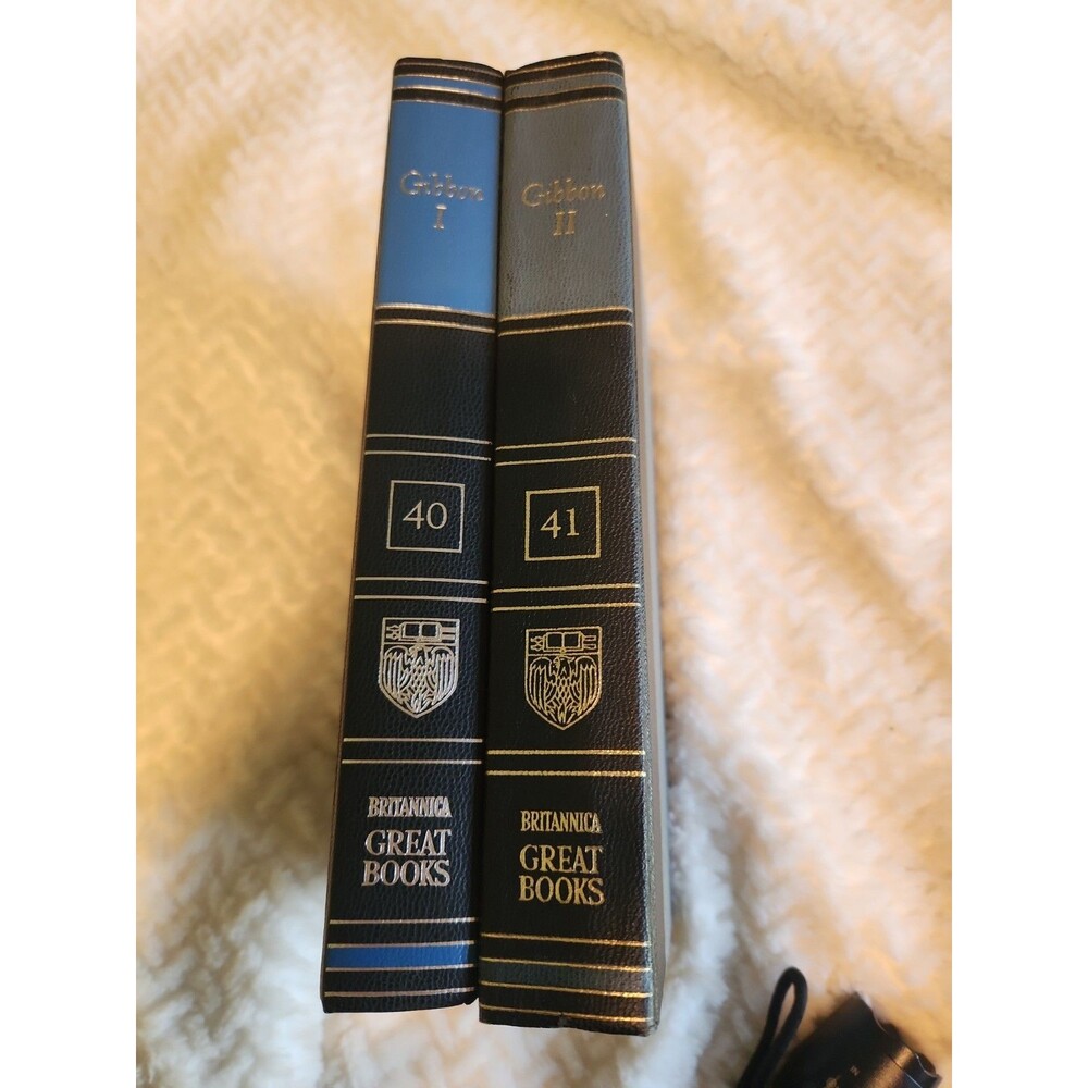 Britannica Great Books, Volumes 40 & 41 - Gibbon I & II, Hardcover 1952